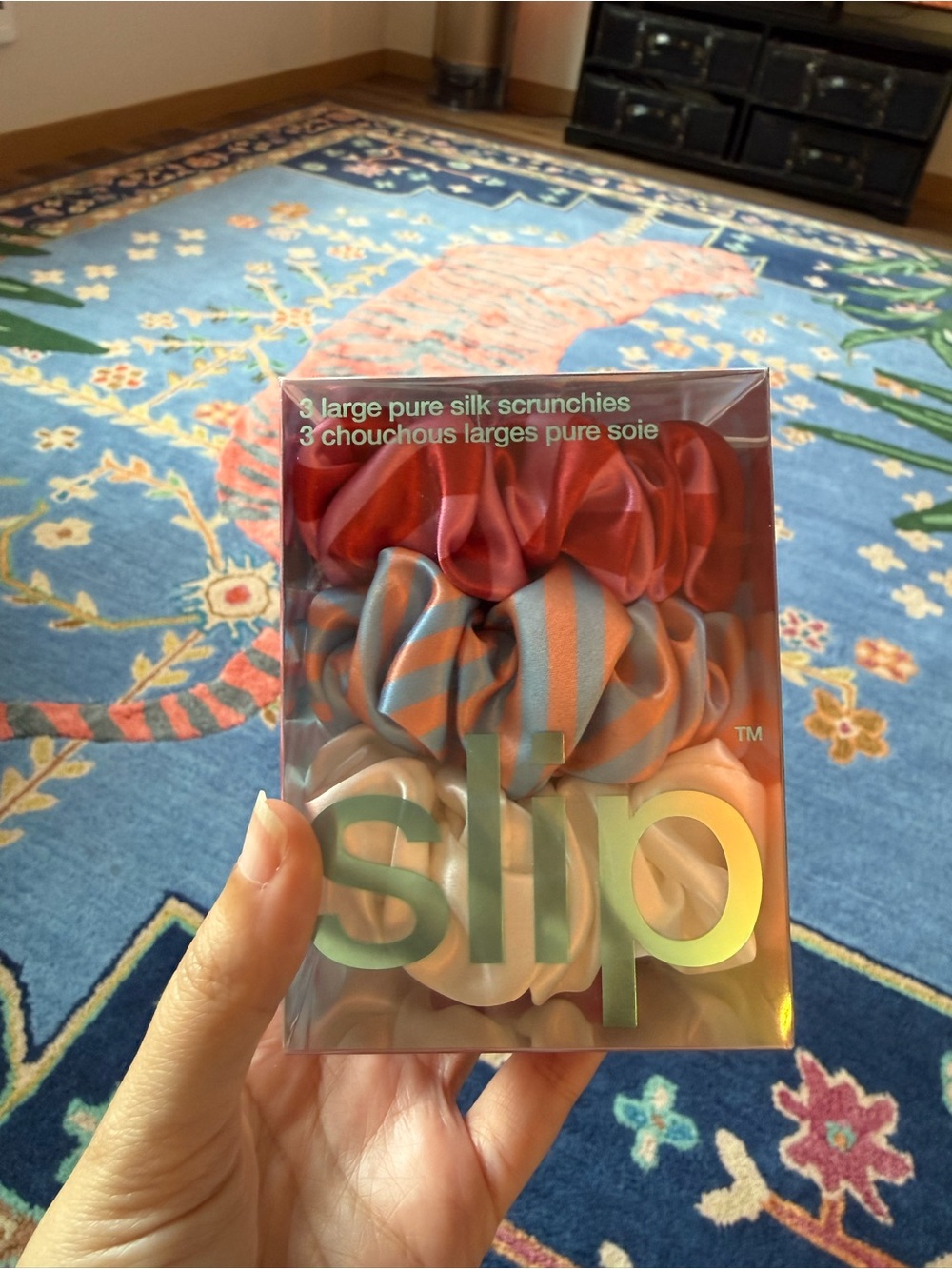 Pure Silk Large Scrunchies Midsummer